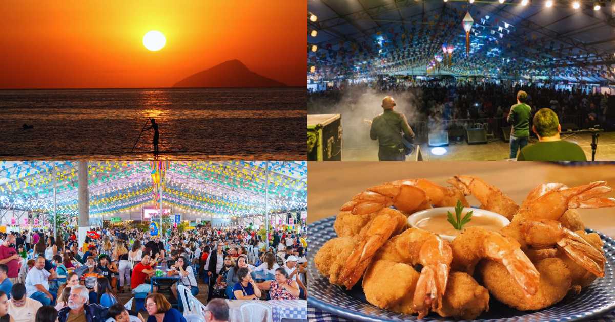Festivais gastronômicos, shows e arraiá: aproveite as férias de julho na praia!