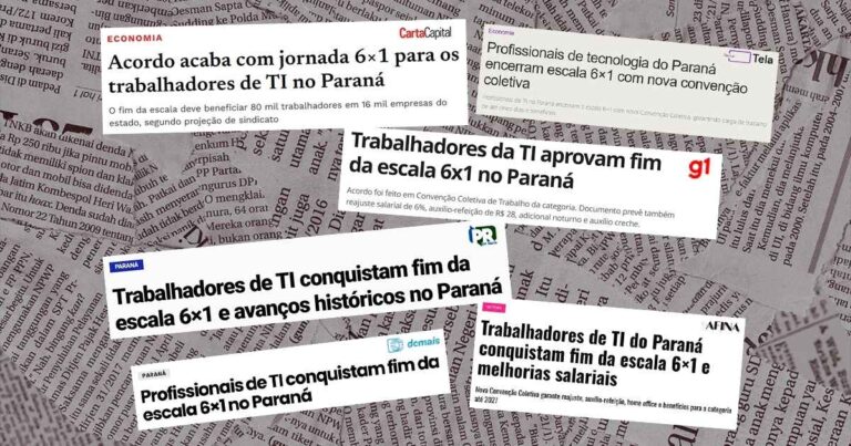 Fim da escala 6×1 em TI no Paraná ganha repercussão nacional