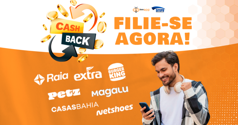 Filie-se ao Sitepd e zere sua contribuição com o cashback da Bee Fenati!